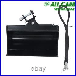 600mm Tilting Bucket Attachment Mini Excavators Bucket With oil pipe + pin shaft