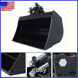 600mm Tilting Bucket Attachment for Mini Excavators Bucket With oil pipe + pins