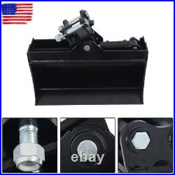 600mm Tilting Bucket Attachment for Mini Excavators Bucket With oil pipe + pins