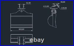600mm Tilting Bucket for 1 Ton Mini Excavator Digger Attachment FREE SHIPPING 600mm Tilting Bucket for 1 Ton Mini Excavator Digger Attachment FREE SHIPPING