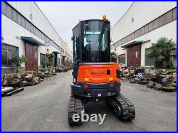 6173 lbs CFG 35UF Hydraulic Excavator Kubota Diesel D1105 Engine Comfort Cab