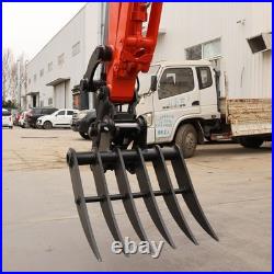 6Ton Mini Excavator Diesel Side Swing Digger, Yanmar Engine, Cab, Multi Attachments