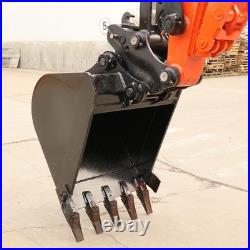 6Ton Mini Excavator Diesel Side Swing Digger, Yanmar Engine, Cab, Multi Attachments