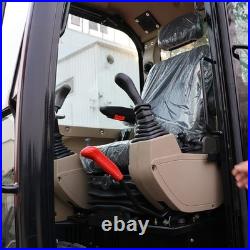 6Ton Mini Excavator Diesel Side Swing Digger, Yanmar Engine, Cab, Multi Attachments