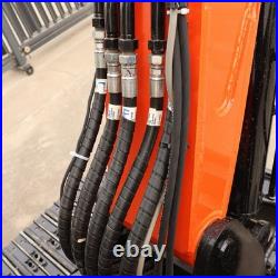 6Ton Mini Excavator Diesel Side Swing Digger, Yanmar Engine, Cab, Multi Attachments