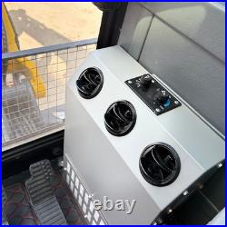 7700lbs Mini Excavator 25HP Kubota Hydraulic Digger with Tracks Extension & Boo