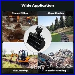 800mm Mini Excavator Tilting Bucket Attachment US Stock/Free Shipping 2026 New