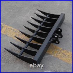 800mm Rake Attachment Tool 9- tooth for Mini Excavator Attachment Free Shipping