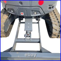 8487lbs CFG-40UF Mini Excavator Kubota Diesel Engine Cab & AC Hydraulic Thumb