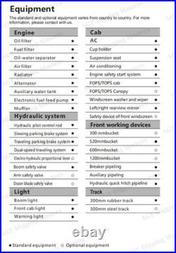 8487lbs CFG 40UF SWE 35UF Mini Excavator 25HP Kubota Engine Air Conditioner AC 8487lbs CFG 40UF SWE 35UF Mini Excavator 25HP Kubota Engine Air Conditioner AC