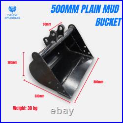 8pcs Mini Excavator Attachments Narrow Bucket, Ripper Rake Auger Quick Hitch Kit