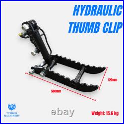 8pcs Mini Excavator Attachments Narrow Bucket, Ripper Rake Auger Quick Hitch Kit