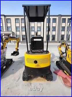 AGT 13.5 HP 1 ton Mini Excavator Digger Tracked Crawler B&S EPA Engine withThumb