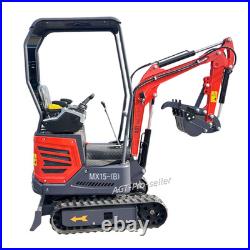 AGT 1Ton Mini Excavator with Pilot Control 13.5HP B&S Gas Engine New