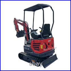 AGT 1Ton Mini Excavator with Pilot Control 13.5HP B&S Gas Engine New