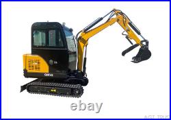 AGT 1.8Ton Mini Excavator Digger Kubota Engine 26HP Diesel Tracked Crawler QNT45