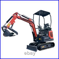 AGT 1 Ton Mini Excavator Tracked Crawler 13.5HP B&S Engine with Pilot Control EPA AGT 1 Ton Mini Excavator Tracked Crawler 13.5HP B&S Engine with Pilot Control EPA