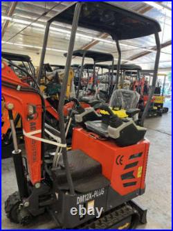 AGT 1 Ton Upgraded Mini Excavator with Pilot Control & Swing Boom&Hydraulic Thumb