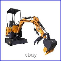 AGT 2024 New 13.5 HP B&S 1 ton Mini Excavator With Hydraulic Thumb & Swing Boom