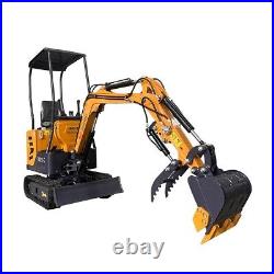 AGT 2024 New 13.5 HP B&S 1 ton Mini Excavator With Hydraulic Thumb & Swing Boom