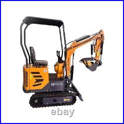 AGT 2024 New 13.5 HP B&S 1 ton Mini Excavator With Hydraulic Thumb & Swing Boom