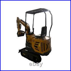 AGT 2024 New 13.5 HP B&S 1 ton Mini Excavator With Hydraulic Thumb & Swing Boom