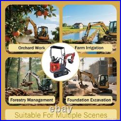 AGT 2025 Mini Hydraulic Excavator With Swing Boom & Pilot Control DM12X-PLUS NEW