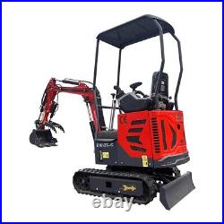 AGT DM12X-C Mini Excavator Hydraulic Digger 13.5 hp Gas Briggs & Stratton Engine