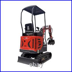 AGT DM12X-PLUS 1.2Ton Mini Excavator withPilot Control Swing Boom&Hydraulic Thumb