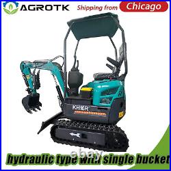 AGT KH16R/QK16R Hydraulic Mini Excavator Micro Digger RATO 420D Gas Engine