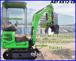 AGT KX12-CB 13.5HP Mini Excavator Digger Gas B&S Engine Smooth Pilot Control AGT KX12-CB 13.5HP Mini Excavator Digger Gas B&S Engine Smooth Pilot Control
