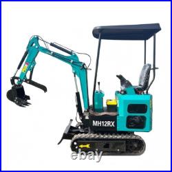 AGT Mini Excavator 1Ton Digger Tracked Crawler 13.5HP RATO Gas Engine EPA MH12RX