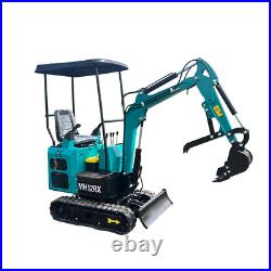 AGT Mini Excavator 1Ton Digger Tracked Crawler 13.5HP RATO Gas Engine EPA MH12RX