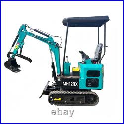 AGT Mini Excavator 1Ton Digger Tracked Crawler 13.5HP RATO Gas Engine EPA MH12RX
