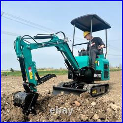 AGT Mini Excavator 1Ton Digger Tracked Crawler 13.5HP RATO Gas Engine EPA MH12RX