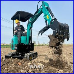 AGT Mini Excavator 1Ton Digger Tracked Crawler 13.5HP RATO Gas Engine EPA MH12RX