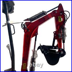AGT Mini Excavator 1.4-Ton Kubota Diesel Engine with Side Swing Boom&Pilot Control