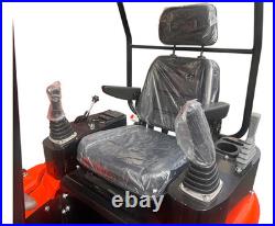 AGT Mini Excavator 1.4-Ton Kubota Diesel Engine with Side Swing Boom&Pilot Control