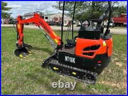 AGT Mini Excavator 1.4-Ton Kubota Diesel Engine with Side Swing Boom&Pilot Control