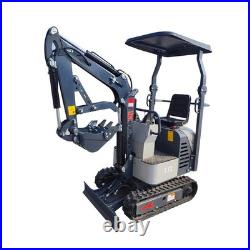 AGT Mini Excavator 1-Ton Digger Tracked Crawler 13.5 HP B&S Gas Engine EPA New