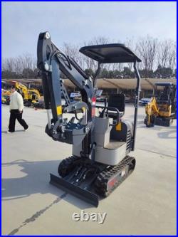 AGT Mini Excavator 1-Ton Digger Tracked Crawler 13.5 HP B&S Gas Engine EPA New