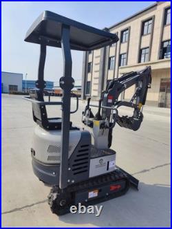 AGT Mini Excavator 1-Ton Digger Tracked Crawler 13.5 HP B&S Gas Engine EPA New