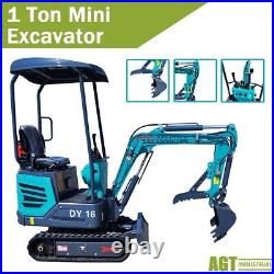 AGT Mini Excavator 1 Ton Hydraulic Digger Tracked Crawler B&S Gas EPA