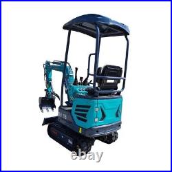 AGT Mini Excavator 1 Ton Hydraulic Digger Tracked Crawler B&S Gas EPA
