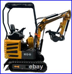 AGT Mini Excavator Tracked Digger withB&S Engine Pilot Control/Thumb clip/Ripper