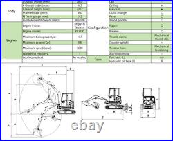 AGT Mini Excavator Tracked Digger withB&S Engine Pilot Control/Thumb clip/Ripper