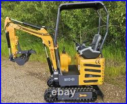 AGT Mini Excavator Tracked Digger withPilot Control 13.5HP Gas B&S XR2100 Engine