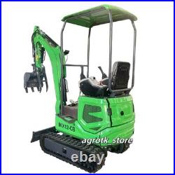 AGT Mini Excavator withSwing Boom Hydraulic Thumb Pilot Control B&S Engine Digger
