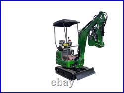 AGT Mini Excavator withside swing 13.5HP 1Ton Tracked Crawler B&S Gas Engine New