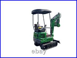 AGT Mini Excavator withside swing 13.5HP 1Ton Tracked Crawler B&S Gas Engine New